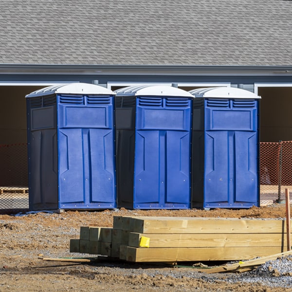 what is the expected delivery and pickup timeframe for the porta potties in Ingalls KS